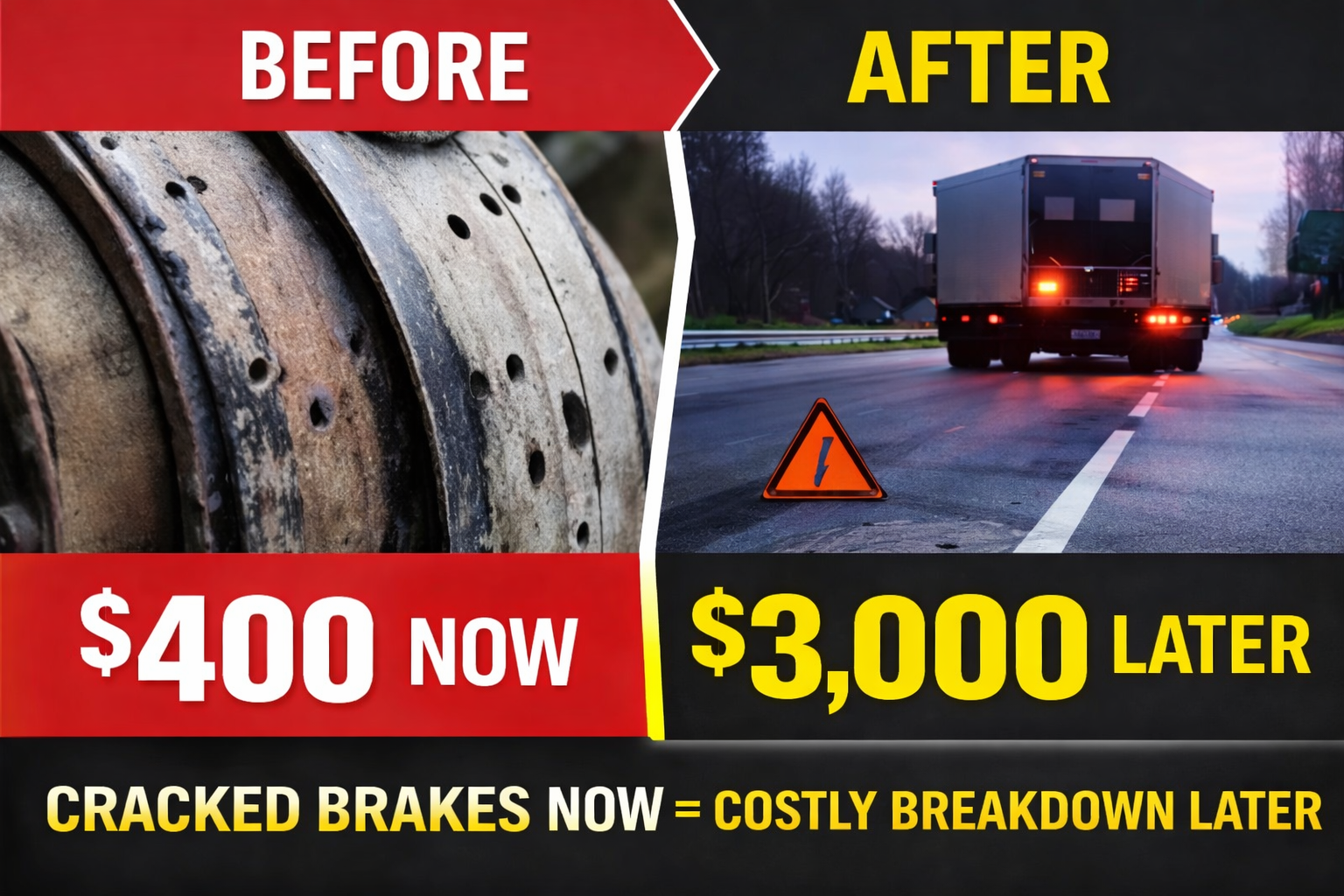 Brake repair service at STS Truck Services in Blair Nebraska